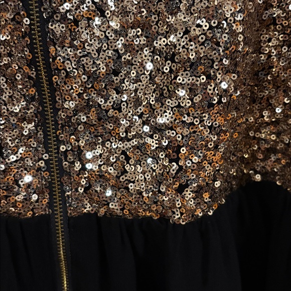 Pinky Gold and black womens dress - NYE! - Picture 5 of 6